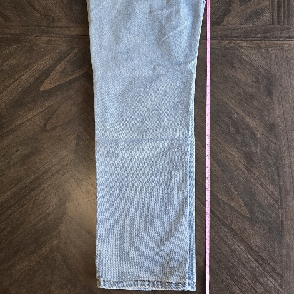 7 For All Mankind Light Blue Straight Leg Jeans